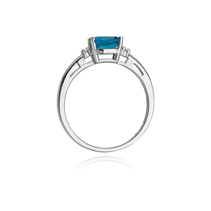 Inel Aur 14K cu Topaz 1.10 ct - Imagine 7