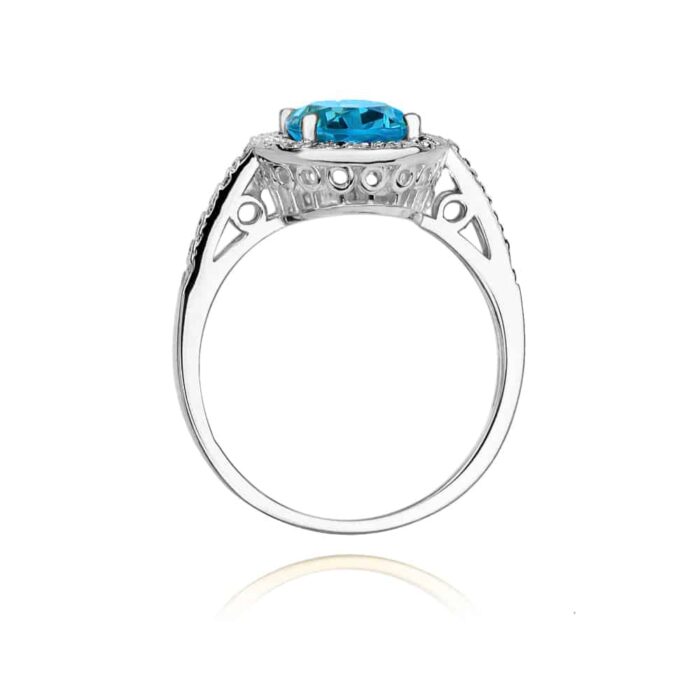 Inel Aur 14K cu Topaz 1.70 ct - Imagine 7