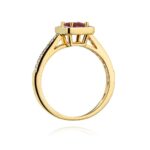 Inel Aur 14k cu Rubin 0.80 ct - Imagine 3