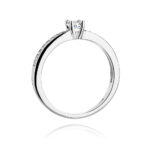 Inel Aur 14K cu Diamant 0.28 ct - Imagine 6