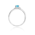 Inel Aur 14K cu Topaz 0.50 ct - Imagine 6