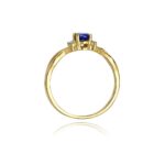 Inel Aur 14K cu Tanzanit 0.40 ct - Imagine 3