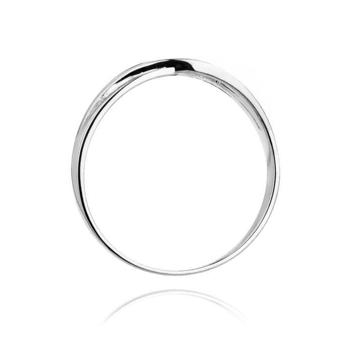 Inel Aur 14K cu Diamant 0.05 ct - Imagine 6