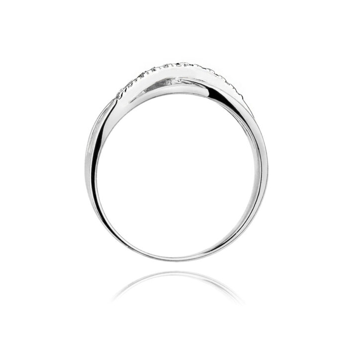 Inel Aur 14K cu Diamant 0.10 ct - Imagine 6