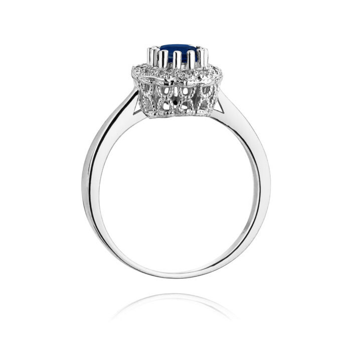 Inel Aur 14k cu Safir 0.50 ct - Imagine 7