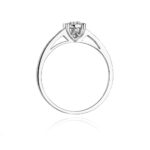 Inel Aur 14K cu Diamant 0.04 ct - Imagine 6