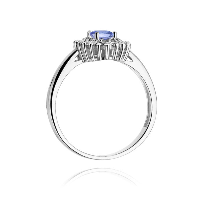 Inel Aur 14K cu Tanzanit 0.40 ct - Imagine 7