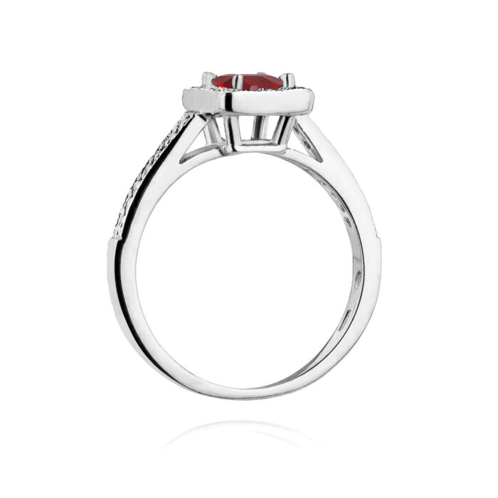 Inel Aur 14k cu Rubin 0.80 ct - Imagine 7