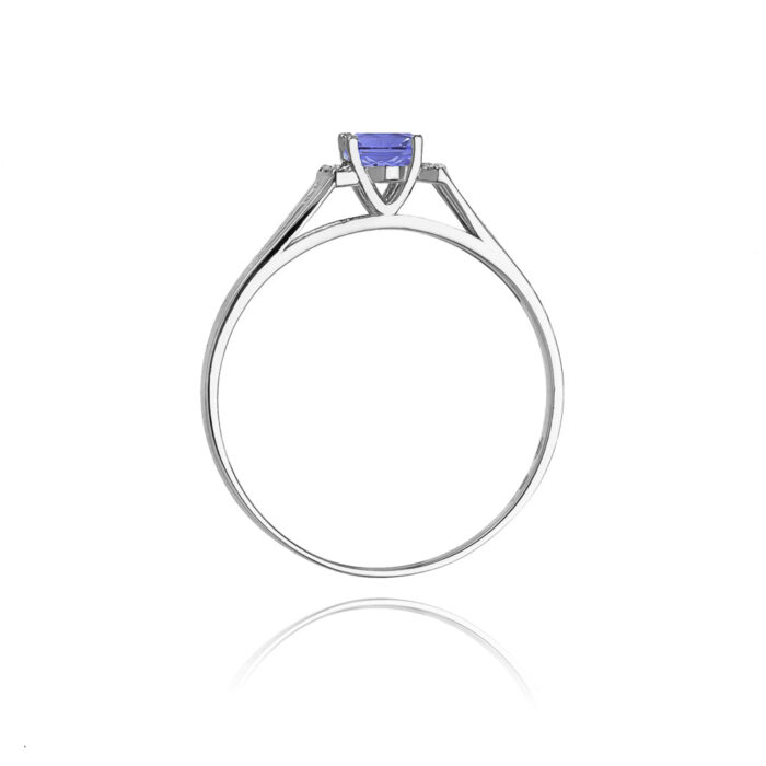 Inel Aur 14K cu Tanzanit 0.40 ct - Imagine 7