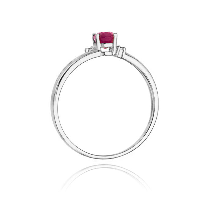 Inel Aur 14k cu Rubin 0.60 ct - Imagine 7