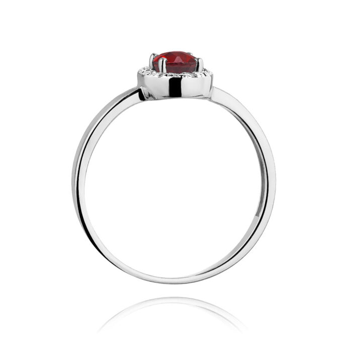Inel Aur 14k cu Rubin 0.60 ct - Imagine 7