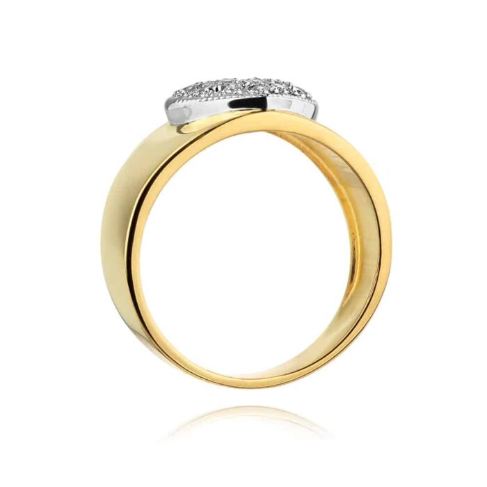Inel Aur 14K cu Diamant 0.26 ct - Imagine 3