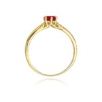 Inel Aur 14k cu Rubin 0.60 ct - Imagine 3
