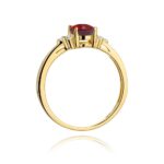 Inel Aur 14k cu Rubin 1.0 ct - Imagine 3