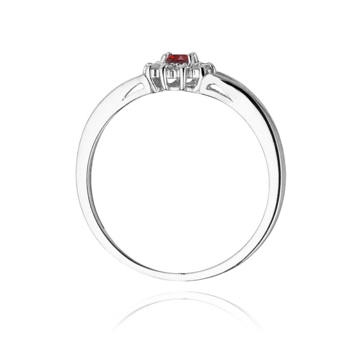 Inel Aur 14k cu Rubin 0.15 ct - Imagine 7