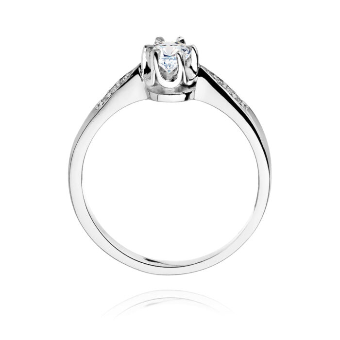 Inel Aur 14K cu Diamant 0.25 ct - Imagine 6
