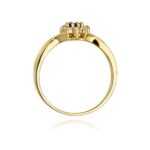 Inel Aur 14k cu Safir 0.15 ct - Imagine 3