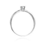 Inel Aur 14K cu Diamant 0.10 ct - Imagine 6
