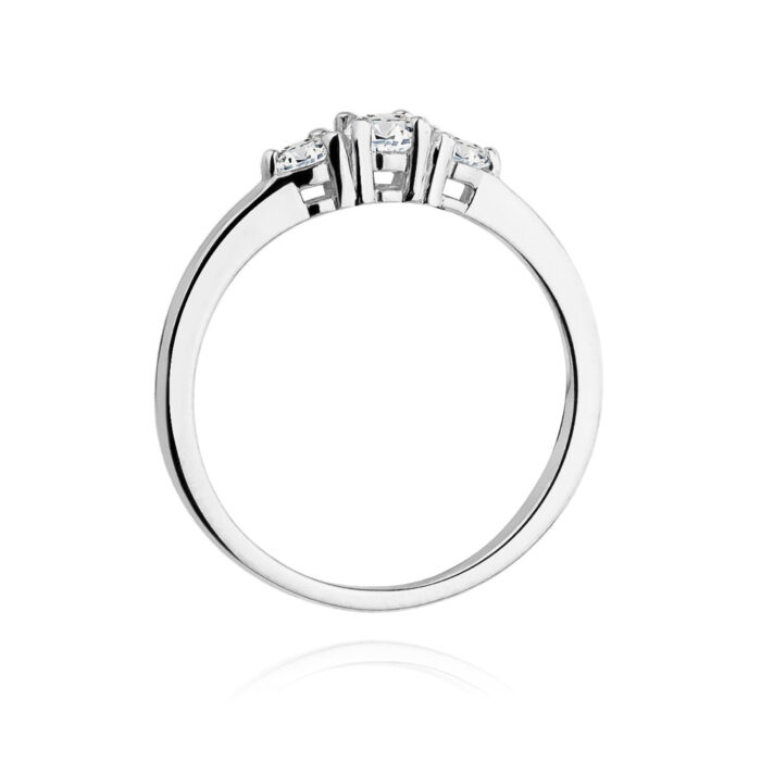 Inel Aur 14k cu Diamant 0.33 ct - Imagine 6