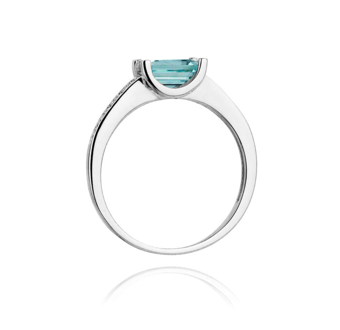 Inel Aur 14K cu Topaz 0.65 ct - Imagine 7