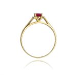 Inel Aur 14K cu Rubin 0.60 ct - Imagine 3