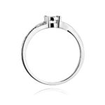 Inel Aur 14k cu Diamant 0.08 ct - Imagine 6