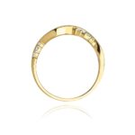 Inel Aur 14k cu Diamant 0.07 ct - Imagine 3