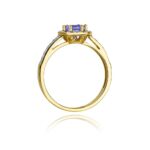 Inel Aur 14K cu Tanzanit 0.50 ct - Imagine 3