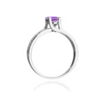 Inel Aur 14k cu Ametist 0.50 ct - Imagine 6