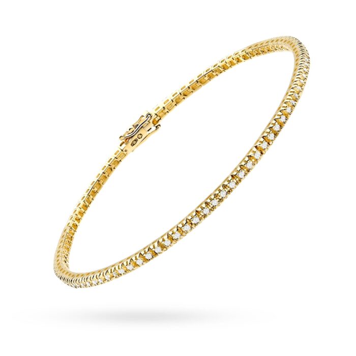Bratara Aur 14K cu Diamante de Laborator 0.505 ct - Imagine 2