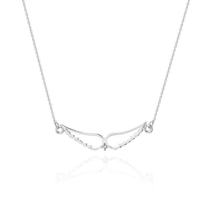 Colier Aripi Aur 14k cu Diamante 0.005 ct - Imagine 5
