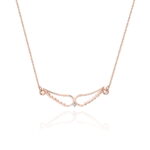 Colier Aripi Aur 14k cu Diamante 0.005 ct - Imagine 3