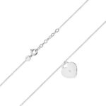 Colier Inima Aur 14k cu Diamante 0.005 ct - Imagine 6