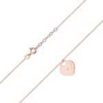 Colier Inima Aur 14k cu Diamante 0.005 ct - Imagine 4