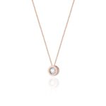 Colier Aur 14k cu Diamante 0.08 ct - Imagine 4