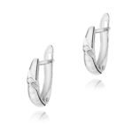 Cercei Aur 14K cu Diamante Naturale 0.04 ct - Imagine 3