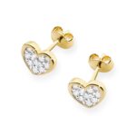 Cercei Aur 14K cu Diamante Naturale 0.17 ct - Imagine 2