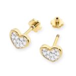 Cercei Aur 14K cu Diamante Naturale 0.17 ct - Imagine 2