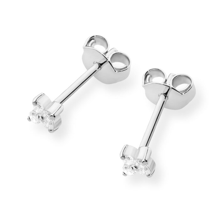 Cercei Aur 14K cu Diamante Naturale  0.11 ct - Imagine 4