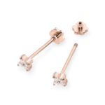 Cercei Aur 14K cu Diamante Naturale  0.11 ct - Imagine 6