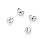 Cercei Aur 14K cu Diamante Naturale 0.20 ct - Imagine 4