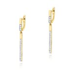 Cercei Aur 14K cu Diamante Naturale 0.56 ct