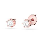 Cercei Aur 14K cu Diamante de Laborator 0.20 ct - Imagine 4