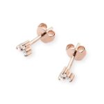 Cercei Aur 14K cu Diamante Naturale 0.09 ct - Imagine 6