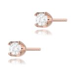 Cercei Aur 14K  cu Diamante Naturale 0.16 ct - Imagine 5
