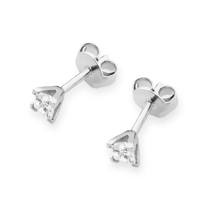 Cercei Aur 14 K cu Diamante Naturale 0.30 ct - Imagine 4