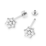 Cercei Aur 14K cu Diamante Naturale 0.12 ct - Imagine 4