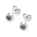 Cercei Aur 14K K0041 Diamante Negre - Imagine 6