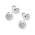 Cercei Aur 14K cu Diamante Naturale 0.08 ct - Imagine 4