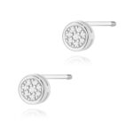 Cercei Aur 14K cu Diamante Naturale 0.08 ct - Imagine 3
